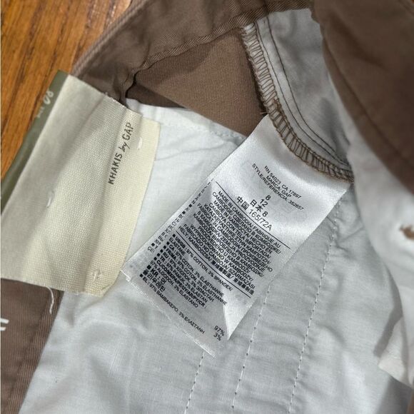 GAP Women’s Skinny Mini Chino Pants Khaki Size 8 NWT - Picture 4 of 7
